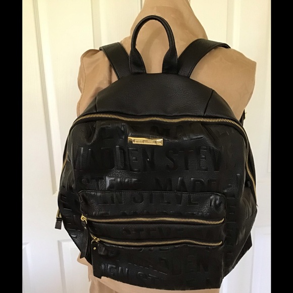 steve madden black backpack